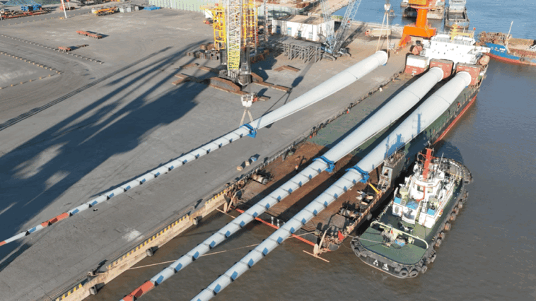 中国外运助力我国水深最深海上风电项目全容量并网发电