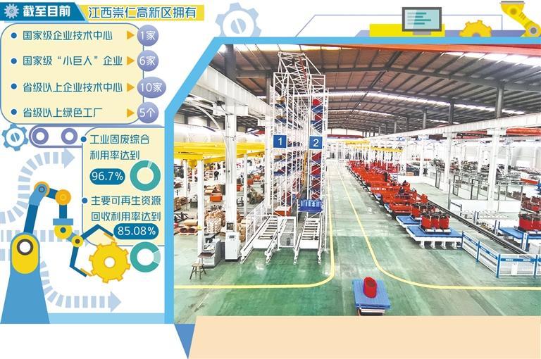 江西崇仁高新区绿色转型步伐稳