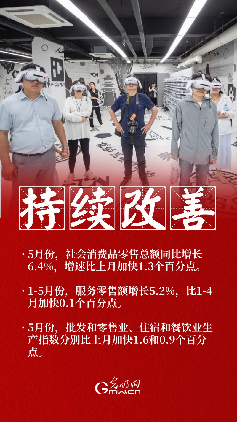 海报丨5月份经济运行总体平稳 部分指标继续改善