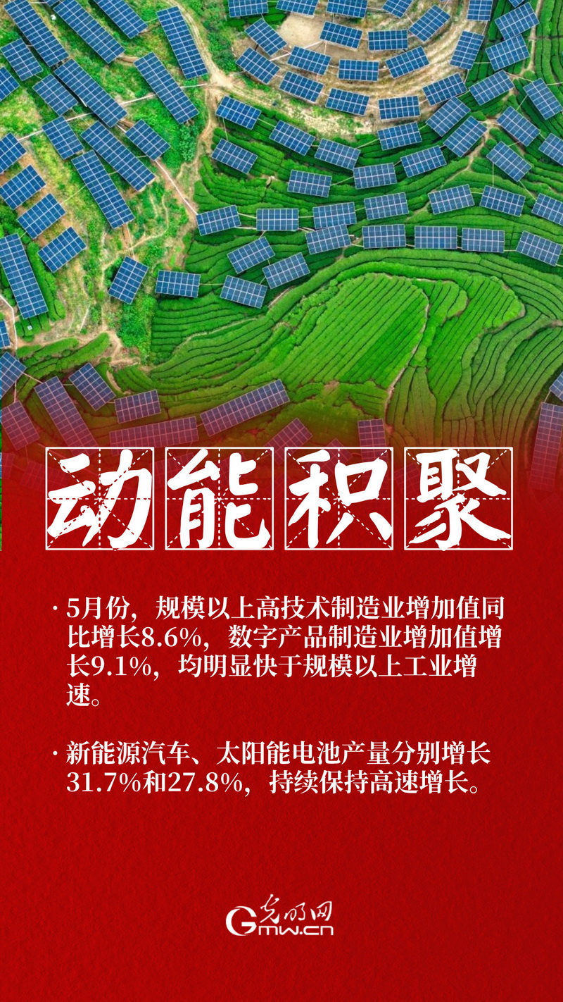 海报丨5月份经济运行总体平稳 部分指标继续改善