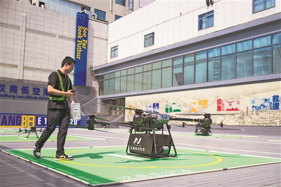 武汉新增10条低空物流航线