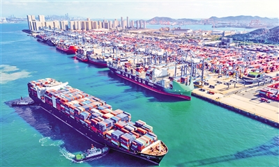 “双十一”跨境电商货轮出海忙