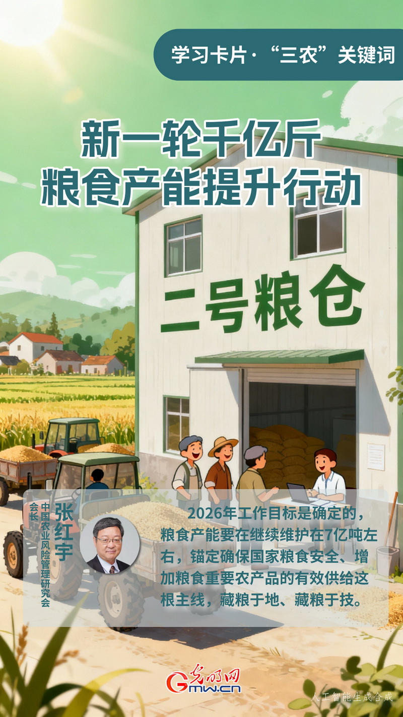 学习卡片·“三农”关键词丨新一轮千亿斤粮食产能提升行动 学习卡片·“三农”关键词丨新一轮千亿斤粮食产能提升行动