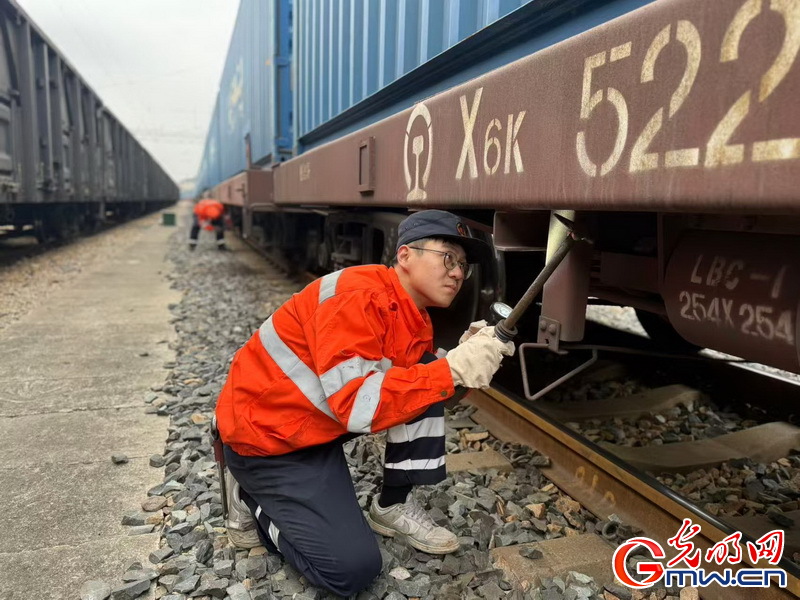 2026春运进行时丨“跑闸”10公里 铁路“体检师”的春运“守护者”日记