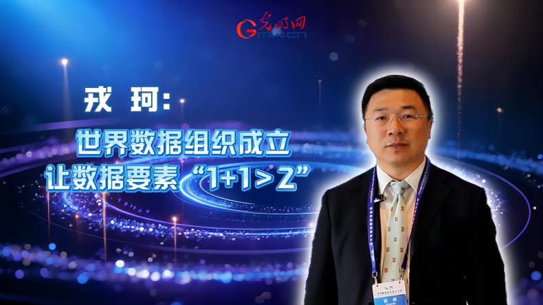 专访戎珂：世界数据组织成立 让数据要素“1+1＞2”