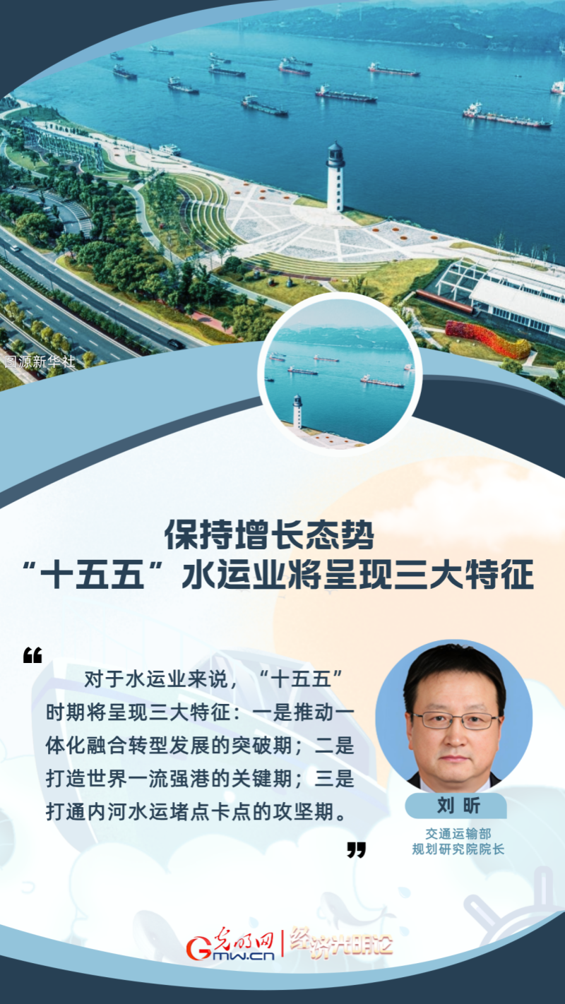 经济光明论丨刘昕：保持增长态势 “十五五”水运业将呈现三大特征