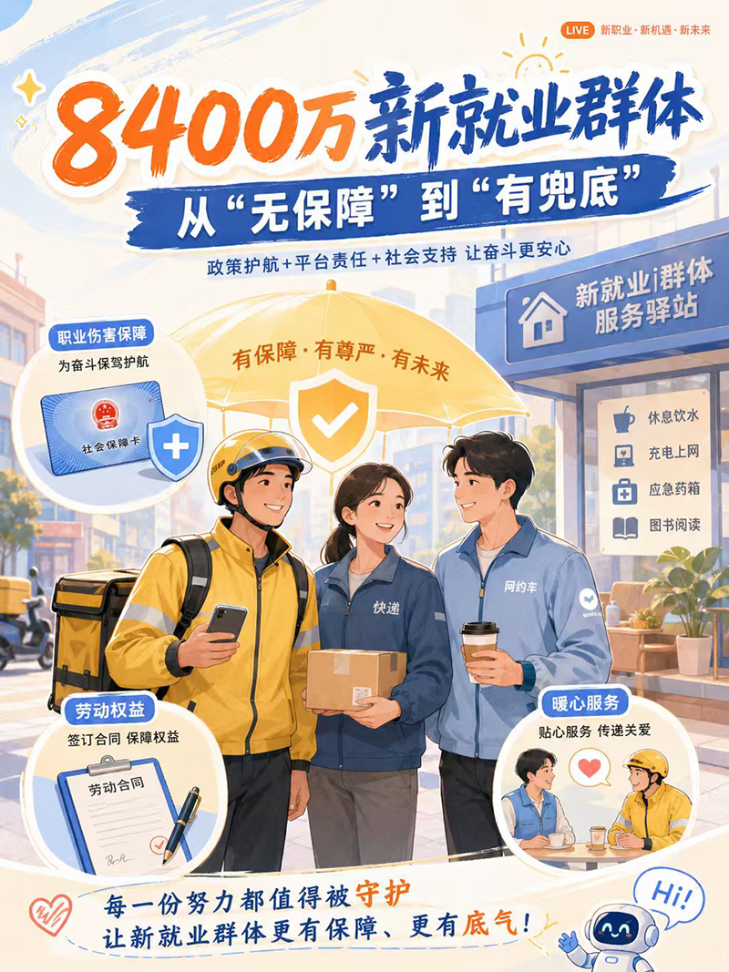 新动能 新就业丨百业向新而生！“人人皆可成才”